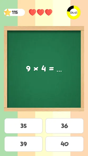 Math Quiz  [МОД Много монет] Screenshot 4