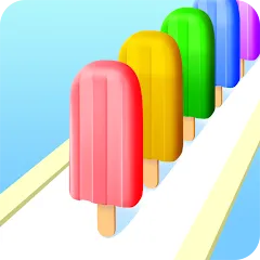 Взломанная Popsicle Stack (Попсикл Стэк)  [МОД Unlocked] - последняя версия apk на Андроид