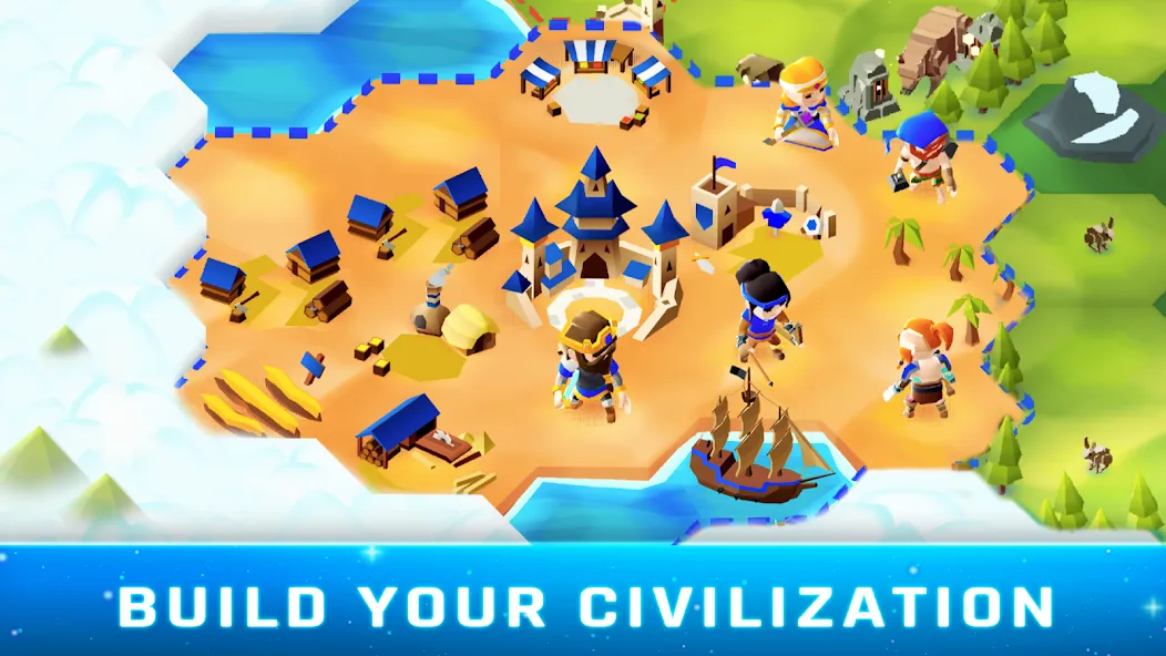 Hexapolis: Civilization wars (Хексаполис)  [МОД Unlocked] Screenshot 2