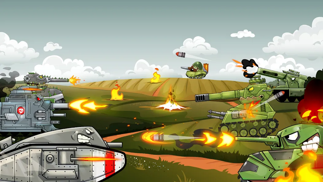 Merge Master Tanks: Tank wars (Мерж Танки)  [МОД Mega Pack] Screenshot 2