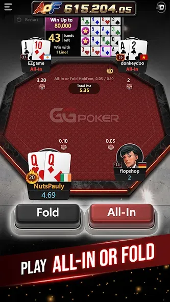 GGPoker UK - Real Online Poker (Покер Великобритания)  [МОД Unlimited Money] Screenshot 5