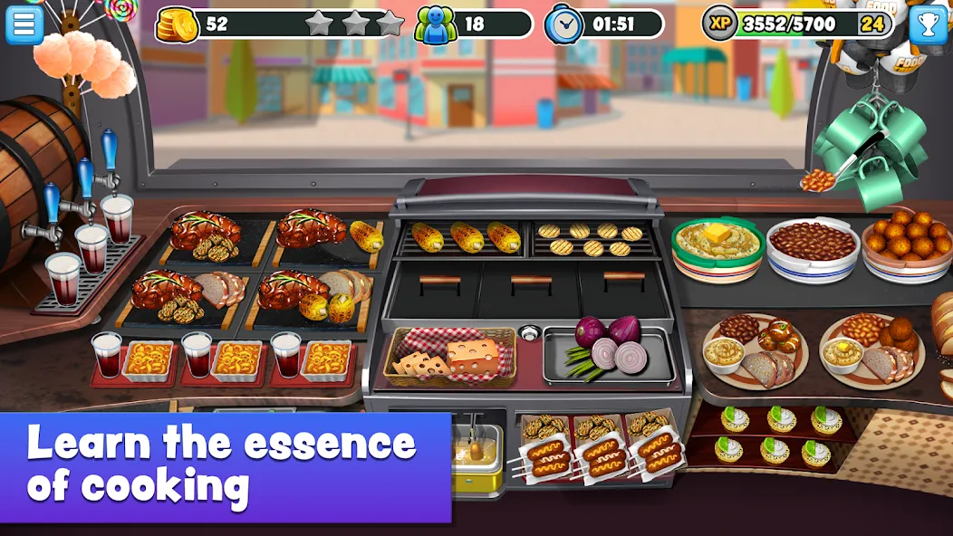 Food Truck Chef™ Cooking Games (Фуд Трак Шеф)  [МОД Все открыто] Screenshot 1