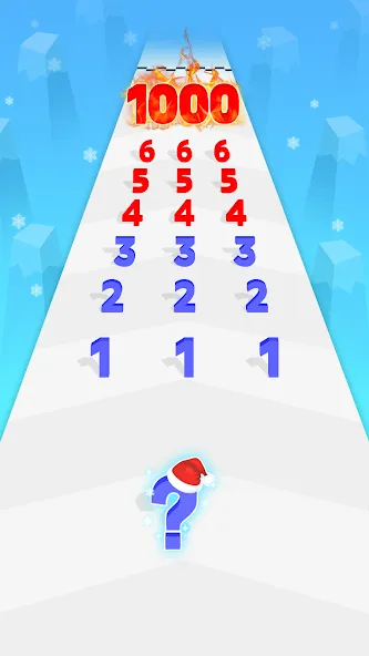 Number Merge: Run Master 3D (Намбер Мердж)  [МОД Бесконечные монеты] Screenshot 1