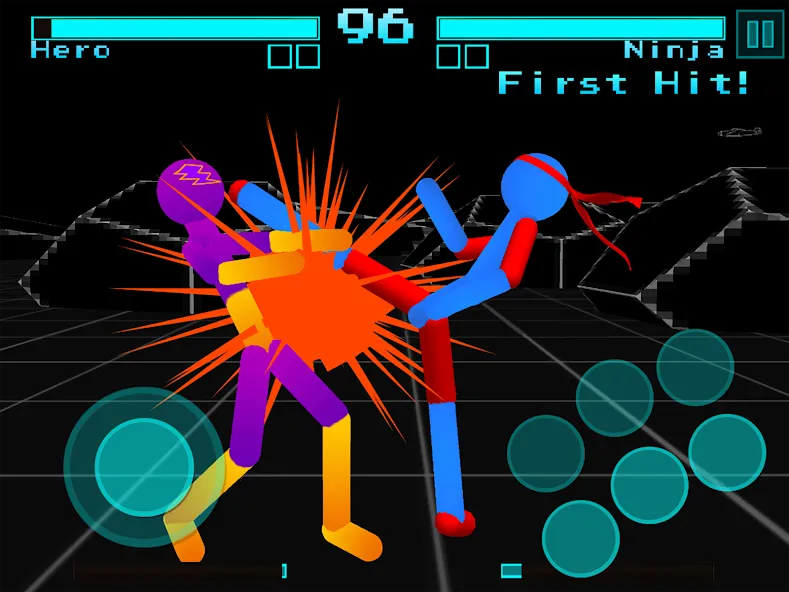 Stickman Fighting Neon Warrior  [МОД Много денег] Screenshot 5