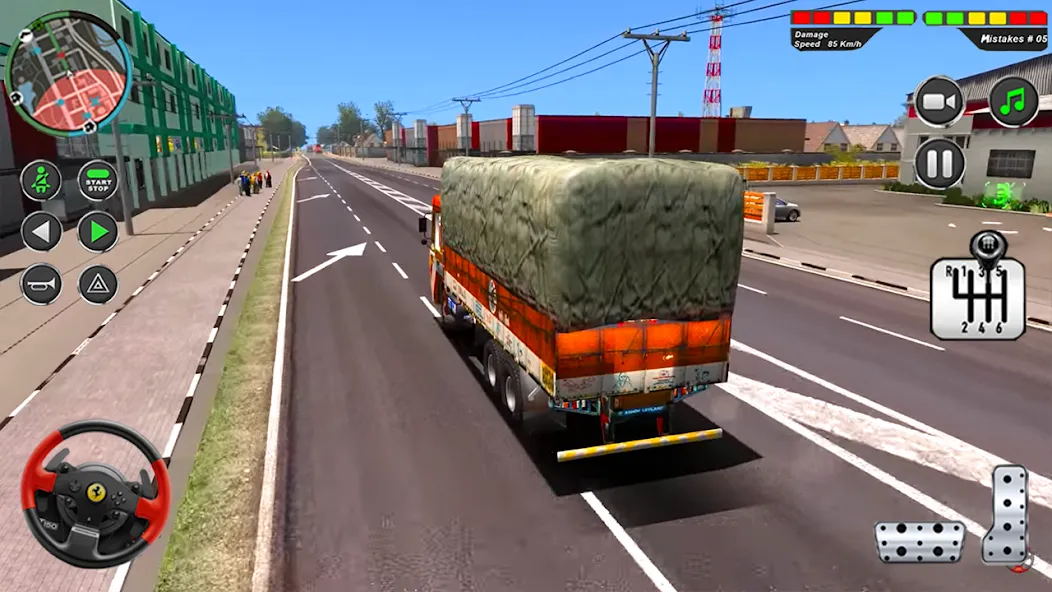 Indian Heavy Truck Delivery 3D  [МОД Много монет] Screenshot 2