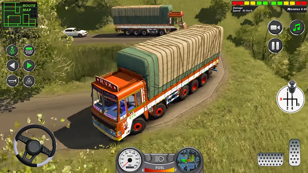 Indian Heavy Truck Delivery 3D  [МОД Много монет] Screenshot 3