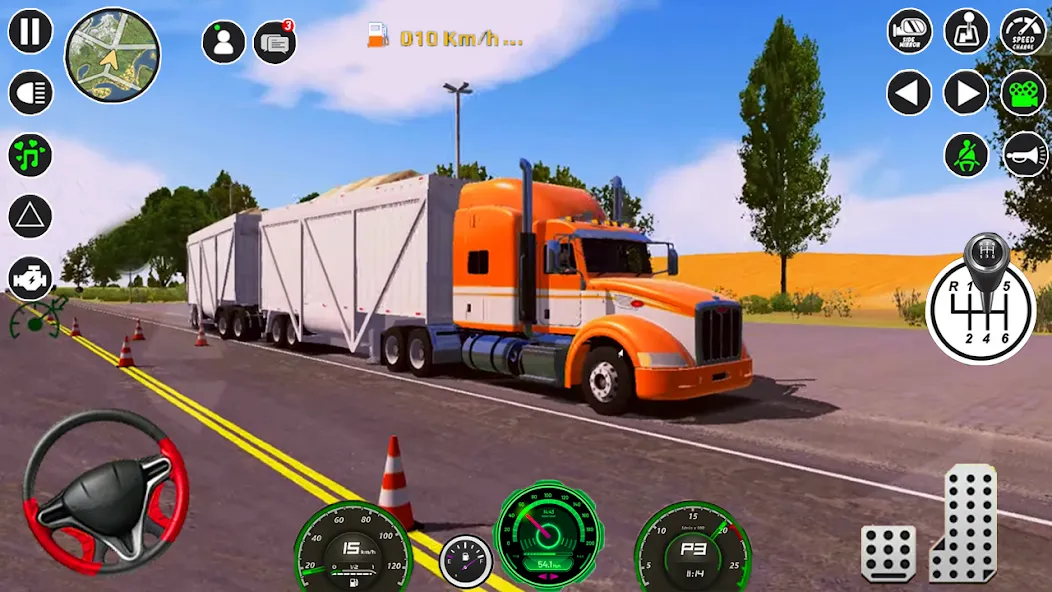 American Cargo City Driving 3D  [МОД Много денег] Screenshot 2