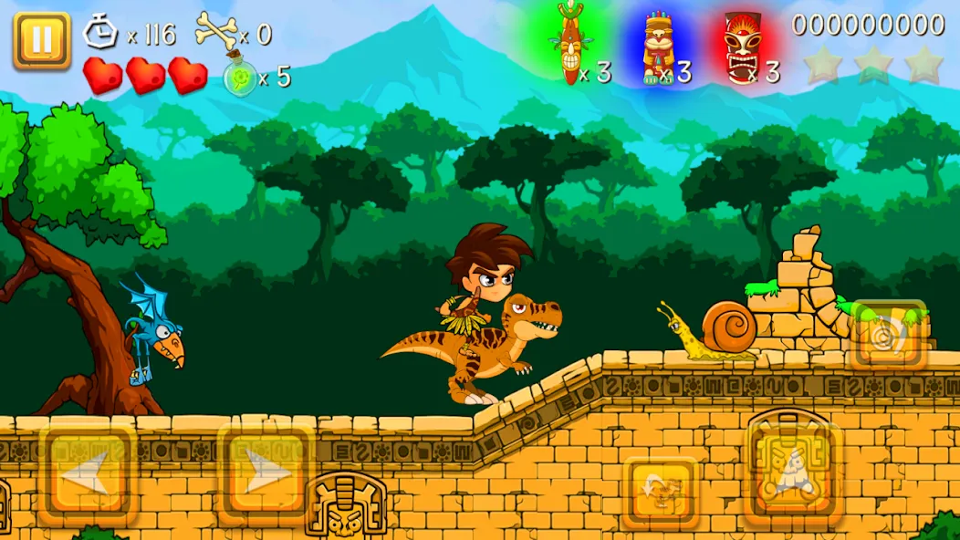 Super Warrior Dino Adventures (Супер Воин Дино Приключения)  [МОД Бесконечные монеты] Screenshot 3