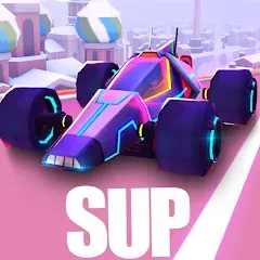 Взломанная SUP Multiplayer Racing Games (СУП Мультиплеер Рейсинг)  [МОД Много денег] - последняя версия apk на Андроид