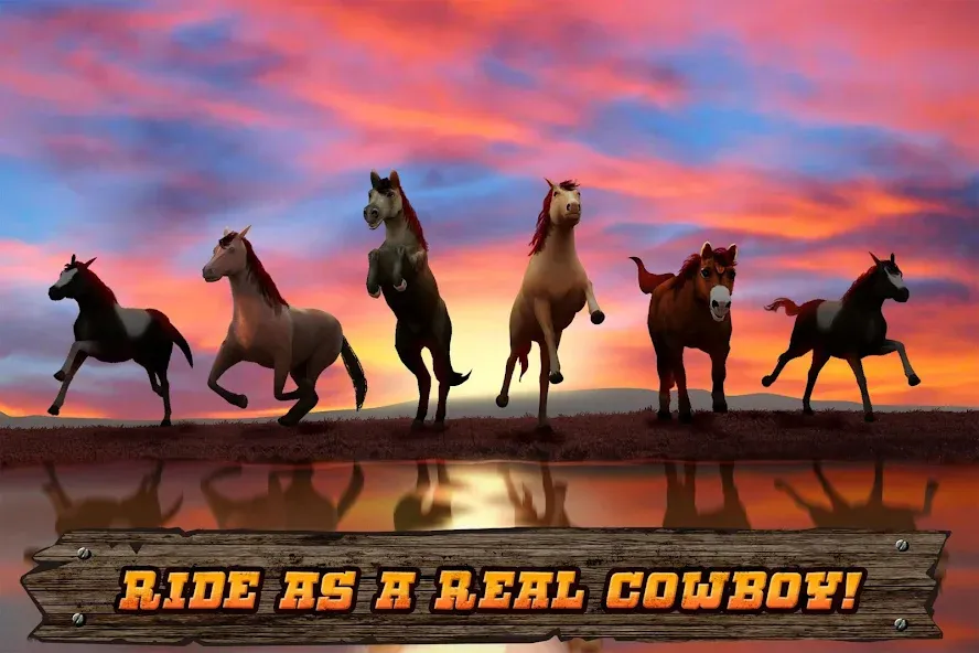 Cowboys Horse Racing Derby  [МОД Menu] Screenshot 5