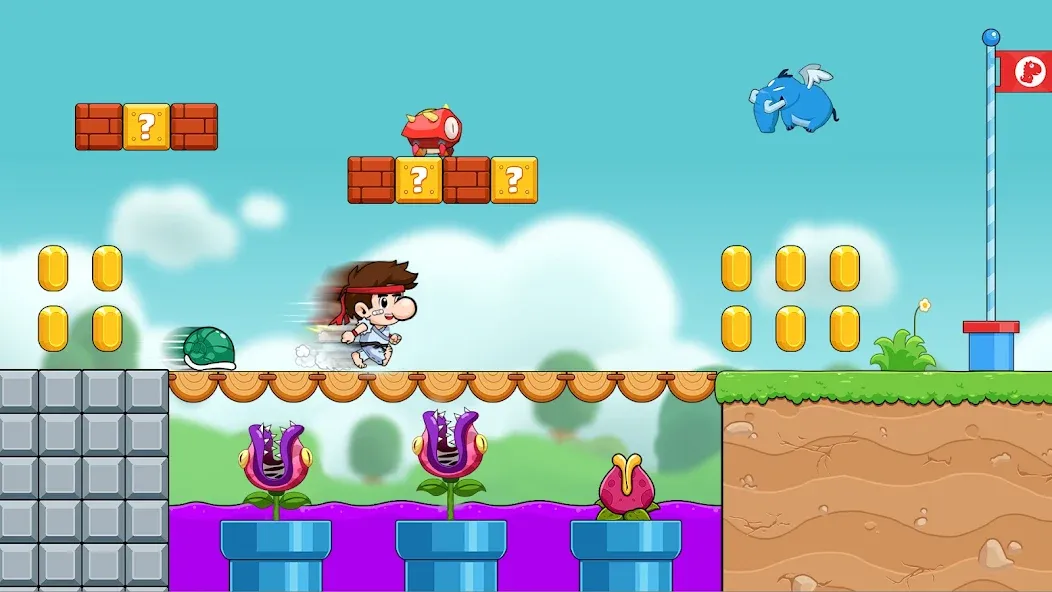 Bean's World Super: Run Games  [МОД Бесконечные деньги] Screenshot 4