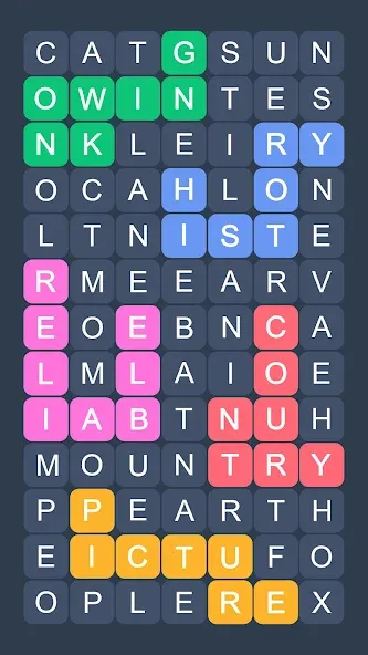 Word Search - Evolution Puzzle  [МОД Бесконечные деньги] Screenshot 3