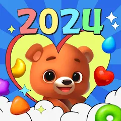 Взломанная Toy Bear Sweet POP: Match 3 (Той Бир Свит ПОП)  [МОД Unlimited Money] - стабильная версия apk на Андроид