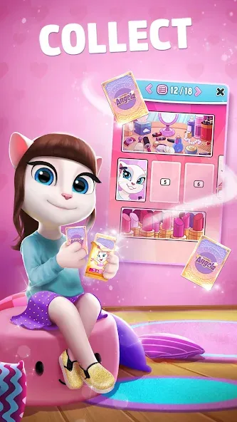 My Talking Angela  [МОД Бесконечные деньги] Screenshot 5