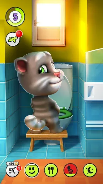 My Talking Tom  [МОД Бесконечные деньги] Screenshot 2