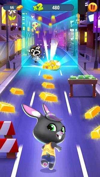 Talking Tom Gold Run  [МОД Все открыто] Screenshot 3