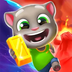 Взломанная Talking Tom Time Rush  [МОД Бесконечные монеты] - стабильная версия apk на Андроид