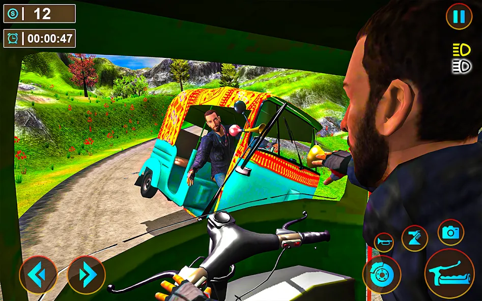 Tuk Tuk Offroad Auto Rickshaw (Тук Тук оффроуд автомобильный рикша)  [МОД Много монет] Screenshot 4