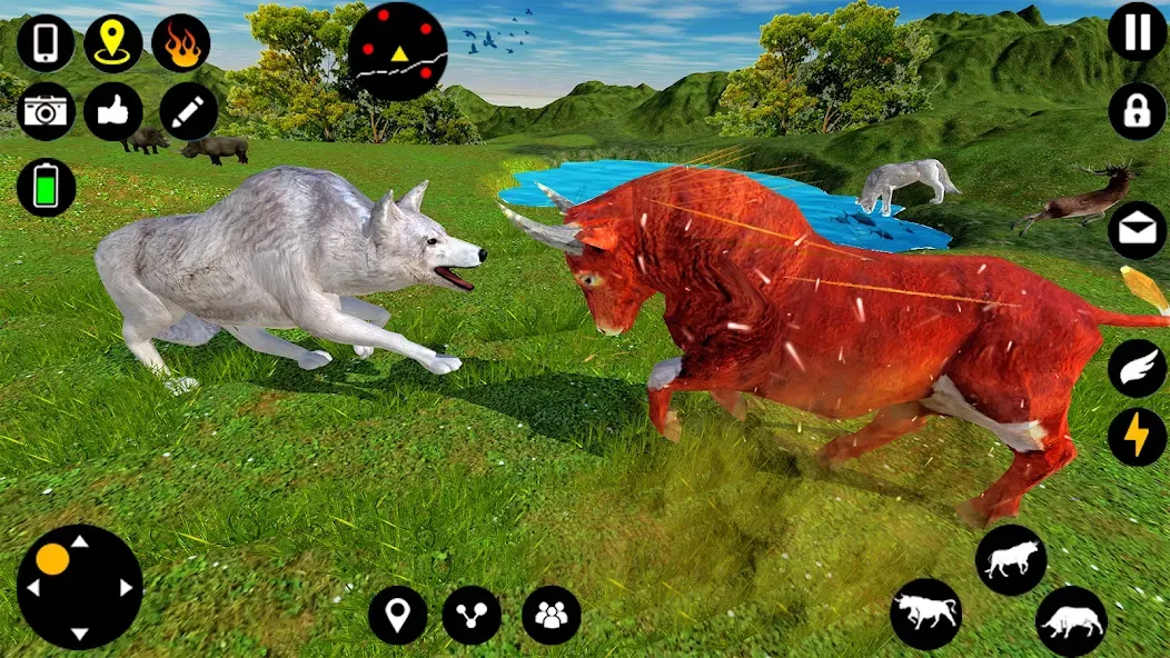 Angry Bull Attack Fight Games (Ангри Булл Атак Файт Геймс)  [МОД Unlimited Money] Screenshot 3