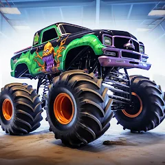 Скачать взломанную Monster truck: Extreme racing  [МОД Menu] - полная версия apk на Андроид