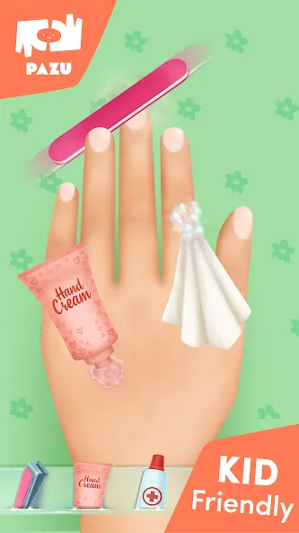 Girls Nail Salon - Kids Games  [МОД Бесконечные монеты] Screenshot 3