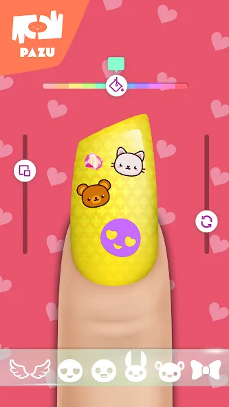 Girls Nail Salon - Kids Games  [МОД Бесконечные монеты] Screenshot 4