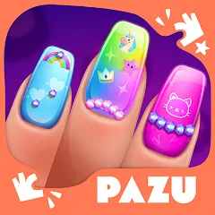 Взломанная Girls Nail Salon - Kids Games  [МОД Бесконечные монеты] - полная версия apk на Андроид