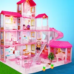 Взлом Girl Doll House Design Games (Дизайнерские игры для девочек Домик для кукол)  [МОД Menu] - стабильная версия apk на Андроид