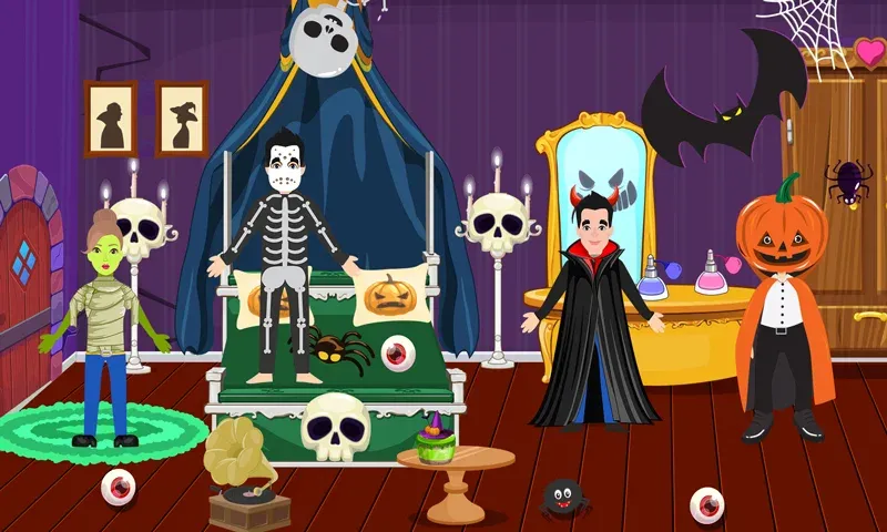 Pretend Play Halloween Party (Претендуй на Хэллоуинскую вечеринку)  [МОД Unlimited Money] Screenshot 3