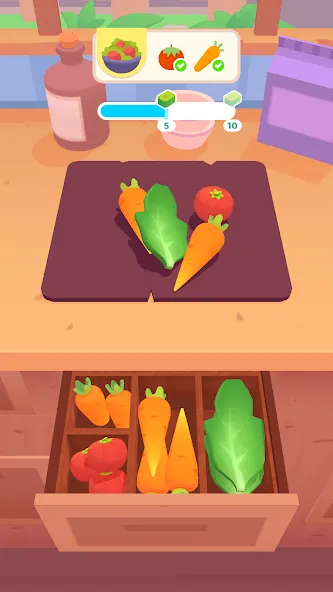 The Cook - 3D Cooking Game (Зе Кук)  [МОД Много монет] Screenshot 5