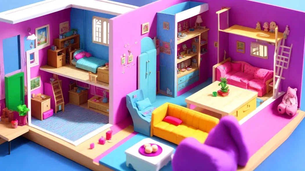 Doll House Design: Girl Games (Долл Хаус Дизайн)  [МОД Mega Pack] Screenshot 4