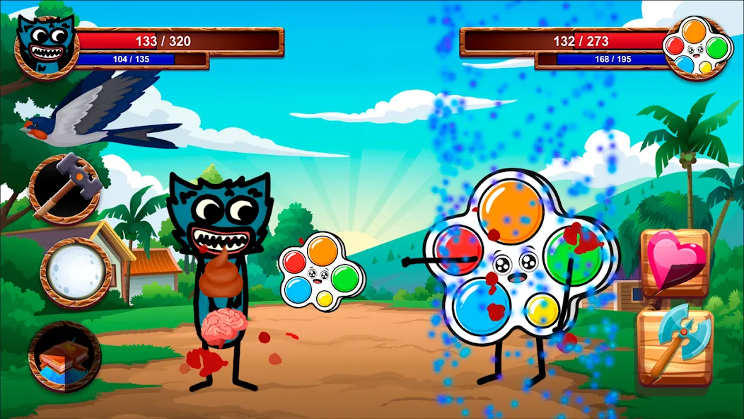 Cartoon Battle  [МОД Все открыто] Screenshot 1