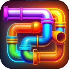 Взломанная Pipe Puzzle Connect (Пайп Пазл Коннект)  [МОД Unlimited Money] - стабильная версия apk на Андроид