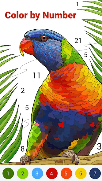 Happy Color®: Coloring Book (Хэппи Колор)  [МОД Бесконечные монеты] Screenshot 1