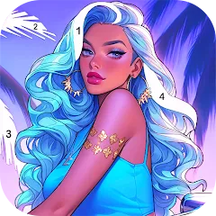 Скачать взлом Paint Color: Color by number  [МОД Mega Pack] - полная версия apk на Андроид