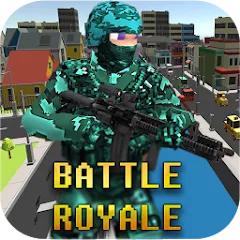 Скачать взломанную Pixel Combat: Battle Royale (Пиксельный бой)  [МОД Меню] - стабильная версия apk на Андроид