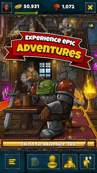 Shakes & Fidget - The RPG (Шэйкс)  [МОД Бесконечные деньги] Screenshot 2