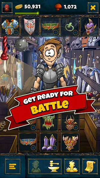 Shakes & Fidget - The RPG (Шэйкс)  [МОД Бесконечные деньги] Screenshot 3