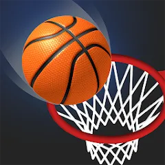 Скачать взломанную Dunk Stroke-3D Basketball (Дунк Строк)  [МОД Бесконечные деньги] - последняя версия apk на Андроид