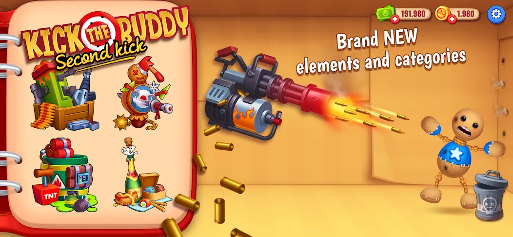 Kick the Buddy: Second Kick (Кик зе Бадди)  [МОД Unlocked] Screenshot 2