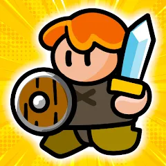 Взломанная Rumble Heroes - Adventure RPG (Рамбл Хироес)  [МОД Mega Pack] - стабильная версия apk на Андроид