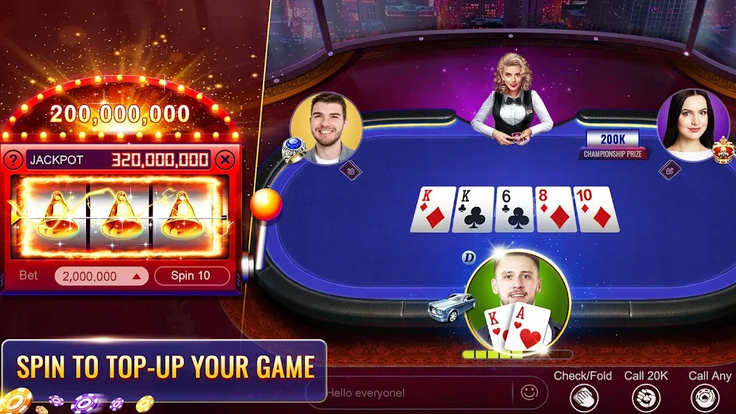 RallyAces Poker (РаллиЭйс Покер)  [МОД Unlimited Money] Screenshot 3