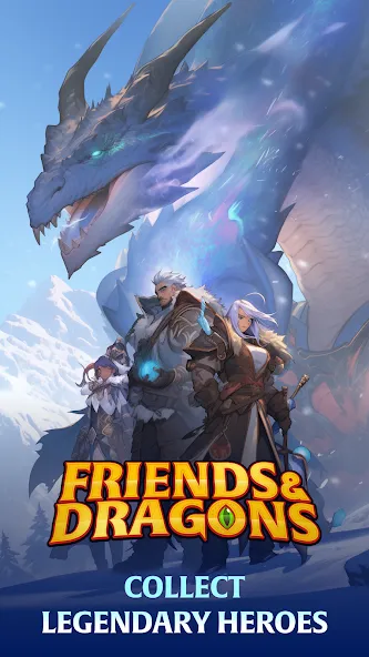 Friends & Dragons - Puzzle RPG  [МОД Mega Pack] Screenshot 1