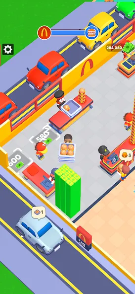 My Burger Shop: Burger Games (Май Бургер Шоп Игры)  [МОД Бесконечные монеты] Screenshot 2