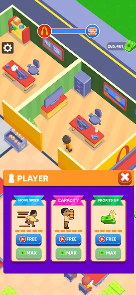 My Burger Shop: Burger Games (Май Бургер Шоп Игры)  [МОД Бесконечные монеты] Screenshot 4