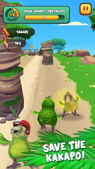 Kakapo Run: Animal Rescue Game (Какапо Ран)  [МОД Menu] Screenshot 3