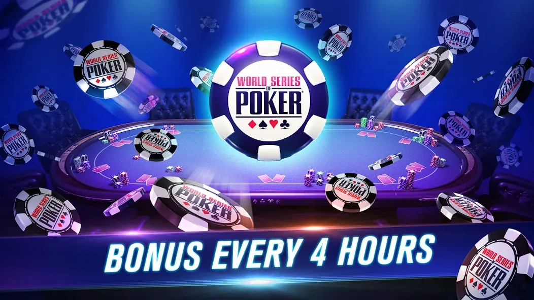 WSOP Poker: Texas Holdem Game (ВСОП Покер)  [МОД Unlocked] Screenshot 2