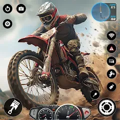 Скачать взломанную Motocross MX Dirt Bike Games  [МОД Все открыто] - полная версия apk на Андроид