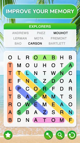 Word Search - Word Puzzle Game  [МОД Бесконечные монеты] Screenshot 5