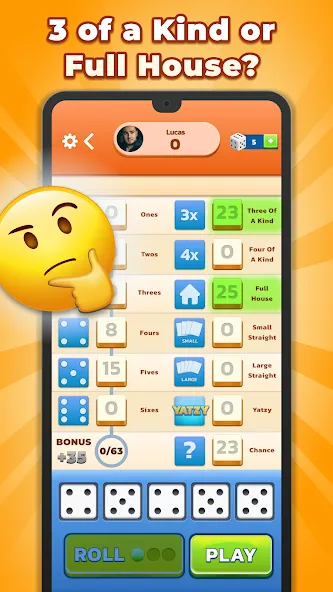 Yatzy - Fun Classic Dice Game (Ятзи)  [МОД Menu] Screenshot 4